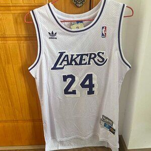 Adidas Los Angeles Lakers Kobe Bryant Jersey White Men